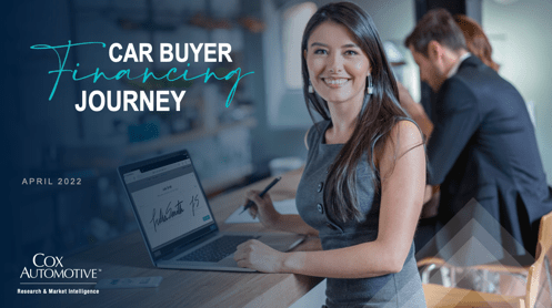 Car Buyer Financing Journey Study Highlights April 2022
